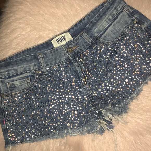PINK Victoria's Secret Pants - Victoria Secret Pink Denim Shorts